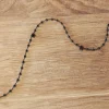 Chainette de liaison 89mm noire - 130 crochets (65 bandes)