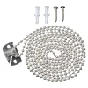 Chainette pour store enrouleur Nisis métal gris argenté L.2m GoodHome
