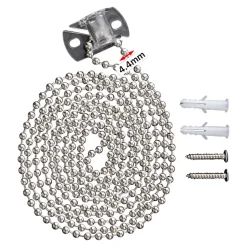 Chainette pour store enrouleur Nisis métal gris argenté L.2m GoodHome