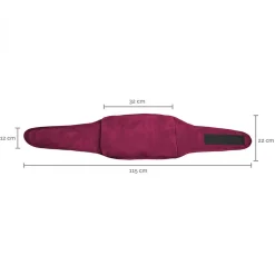 Chauffe mains, manchon chauffant 32 x 22 cm avec ceinture réglable - Bleu - Vivezen