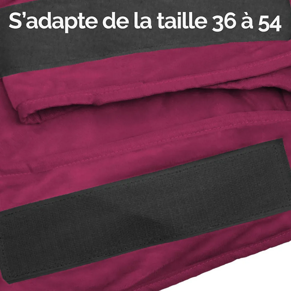 Chauffe mains, manchon chauffant 32 x 22 cm avec ceinture réglable - Bleu - Vivezen