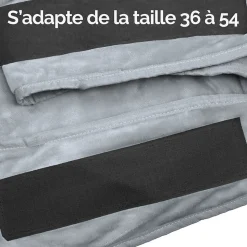 Chauffe mains, manchon chauffant 32 x 22 cm avec ceinture réglable - Bleu - Vivezen