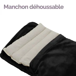 Chauffe mains, manchon chauffant 32 x 22 cm avec ceinture réglable - Bleu - Vivezen