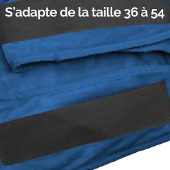 Chauffe mains, manchon chauffant 32 x 22 cm avec ceinture réglable - Bleu - Vivezen