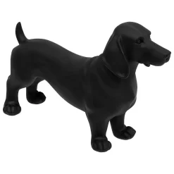 Chien basset Be vintage l.40cm résine - Atmosphera