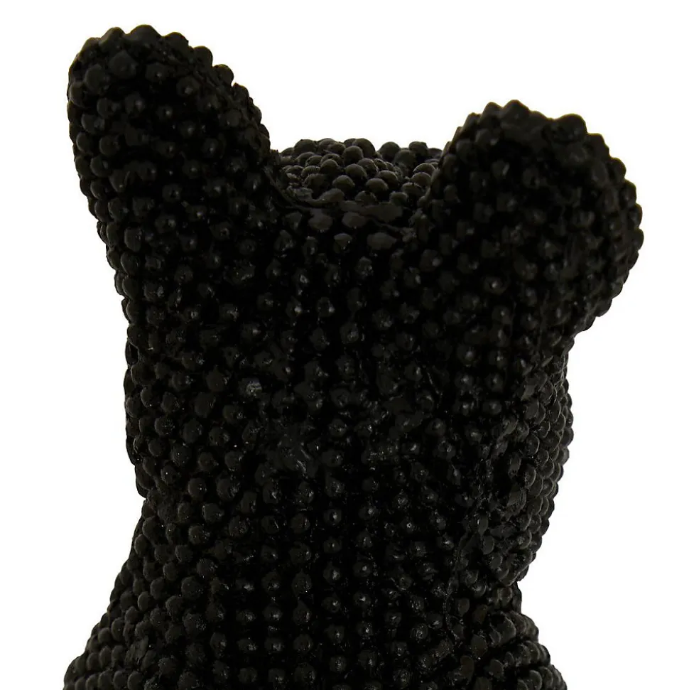 Chien déco Eden H.10cm assorti - Blanc- Atmosphera