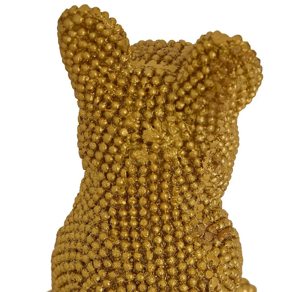 Chien déco Eden H.10cm assorti - Blanc- Atmosphera