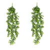 Chute plante artificielle de buis 74cm lot de 2