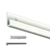 Cimaise Classic+ Rail 200 cm - 80kg + Vis et chevilles - Cimaise Tableau Artiteq Blanc laqué