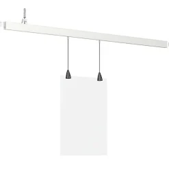 Cimaise XPO Rail 200cm - Cimaise Tableau Artiteq Pack de 5 rails , Noir