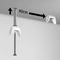 Cimaise XPO Rail 200cm - Cimaise Tableau Artiteq Pack de 5 rails , Noir