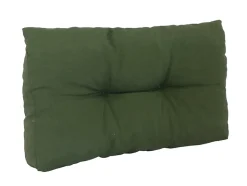 Câle reins coussin palette Easy for life vert kaki L.60 x l.40 x ep.10 cm