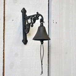 Cloche carillon fonte Arabesques 21x24x10cm