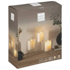 Coffret 3 bougies LED - Atmosphera