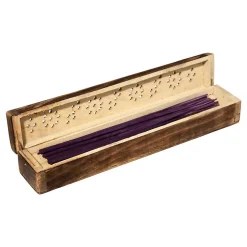 Coffret 20 bâtons d'encens - bois de santal & Nag Champa - Marron- Atmosphera