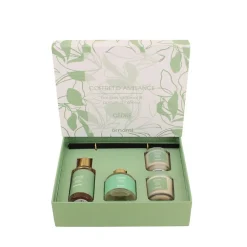 Coffret cadeau senteurs maison et 2 bougies parfumées