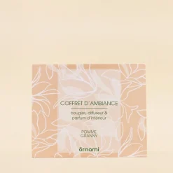 Coffret cadeau senteurs maison et 2 bougies parfumées