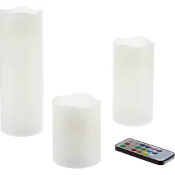 Coffret de 3 bougies LED - Atmosphera