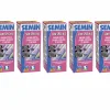 Colle en Poudre pour Papiers Peints Sem-Spéciale Semin, Vinyls, Lourds, Spéciaux et Intissés, Intérieur, Boite 200 g (lot de 5)