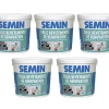 Colle Revêtements de Rénovation Lisse en Pâte Semin, Prête à l'Emploi, Intérieur, Seau de 5 kg (Lot de 5)