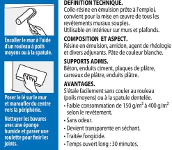 Colle Revêtements de Rénovation Lisse en Pâte Semin, Prête à l'Emploi, Intérieur, Seau de 5 kg (Lot de 5)