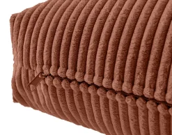 Colombine - coussin - en velours côtelé - 54x54 cm - Lisa Design