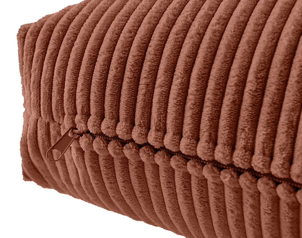 Colombine - coussin - en velours côtelé - 54x54 cm - Lisa Design