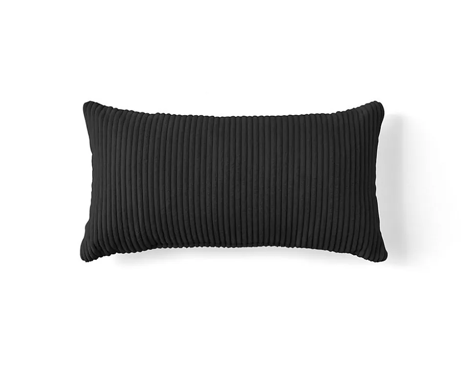 Colombine - coussin - en velours côtelé - 32x63 cm - Lisa Design