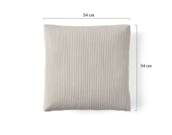 Colombine - coussin - en velours côtelé - 54x54 cm - Lisa Design