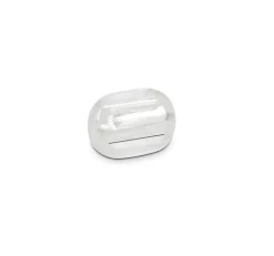 Connexion pour chainette à boule recoupée d.4mm - Lot de 4 - Transparente