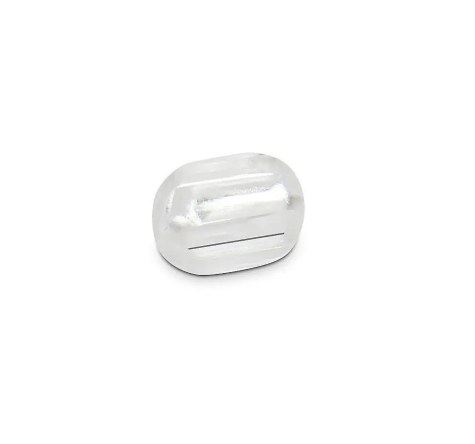 Connexion pour chainette à boule recoupée d.4mm - Lot de 4 - Transparente