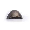 Coquille en Zamak avec finition en cuir vieilli, dimensions: 60x30x26mm et inserts: 32mm-