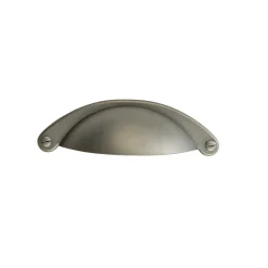Coquille en Zamak finition bronze champagne, dimensions: 103x30x24mm inserts: 64mm-
