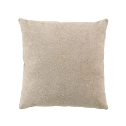 Coussin - Effet bouclette (45x45 cm - Naturel)