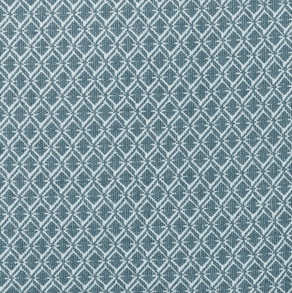 Coussin - motifs otto - coton - bleu canard - 30x50 cm - Atmosphera