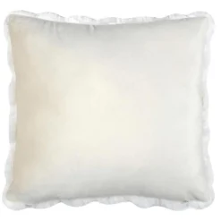 Coussin - Nebraska - écru - 45 x 45 cm - Déhoussable - Polyester