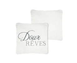 Coussin 45 x 45 cm sherpa doux reves