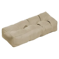 Coussin accoudoir taupe pour banquette palette L.58 x l.20 x ép.10 cm, Mykonos