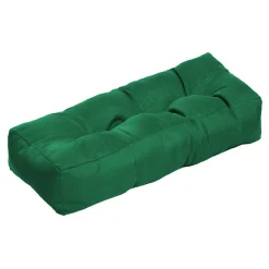 Coussin accoudoir vert pour banquette palette L.58 x l.20 x ép.10 cm, Mykonos