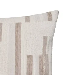 Coussin Calix beige lin 50x30cm - Atmosphera