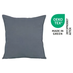 Coussin carré bleu marine L.45 x l.45cm