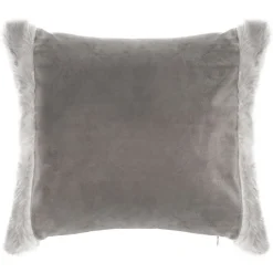 Coussin carré imitiation fourrure Terre sauvage