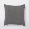 Coussin Chambray gris L.35 x l.35 cm