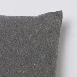 Coussin Chambray gris L.35 x l.35 cm