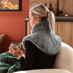 Coussin chauffant, tour de cou pour épaules et nuque - Cosy - Beige - Vivezen