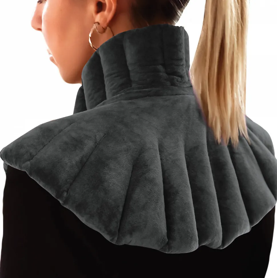 Coussin chauffant, tour de cou pour épaules et nuque - Noir - Vivezen