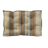 Coussin câle reins déperlant Bayader rayé multicouleurs L.60 x l.40 x ep.10cm Ornami