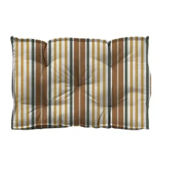 Coussin câle reins déperlant Bayader rayé multicouleurs L.60 x l.40 x ep.10cm Ornami