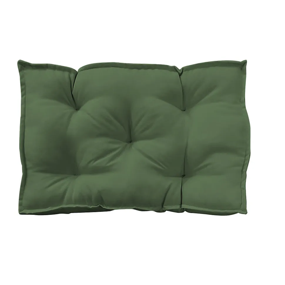 Coussin câle reins déperlant vert kaki L.60 x l.40 x ep.10cm Ornami