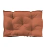 Coussin câle reins déperlant uni terracotta L.60 x l.10 x ep.40cm Ornami